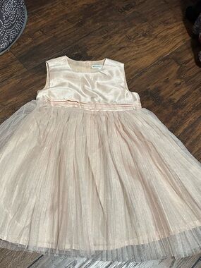 Nannette Baby Pink Tulle Formal Dress for Girls